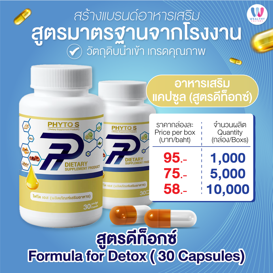 สร้างแบรนด์อาหารเสริม